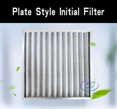 Plate Style Initial Filter