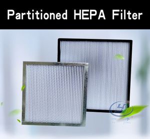 Partitioned HEPA Filter